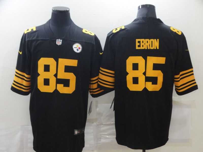 Men Pittsburgh Steelers 85 Ebron Black Nike Limited Vapor Untouchable NFL Jerseys